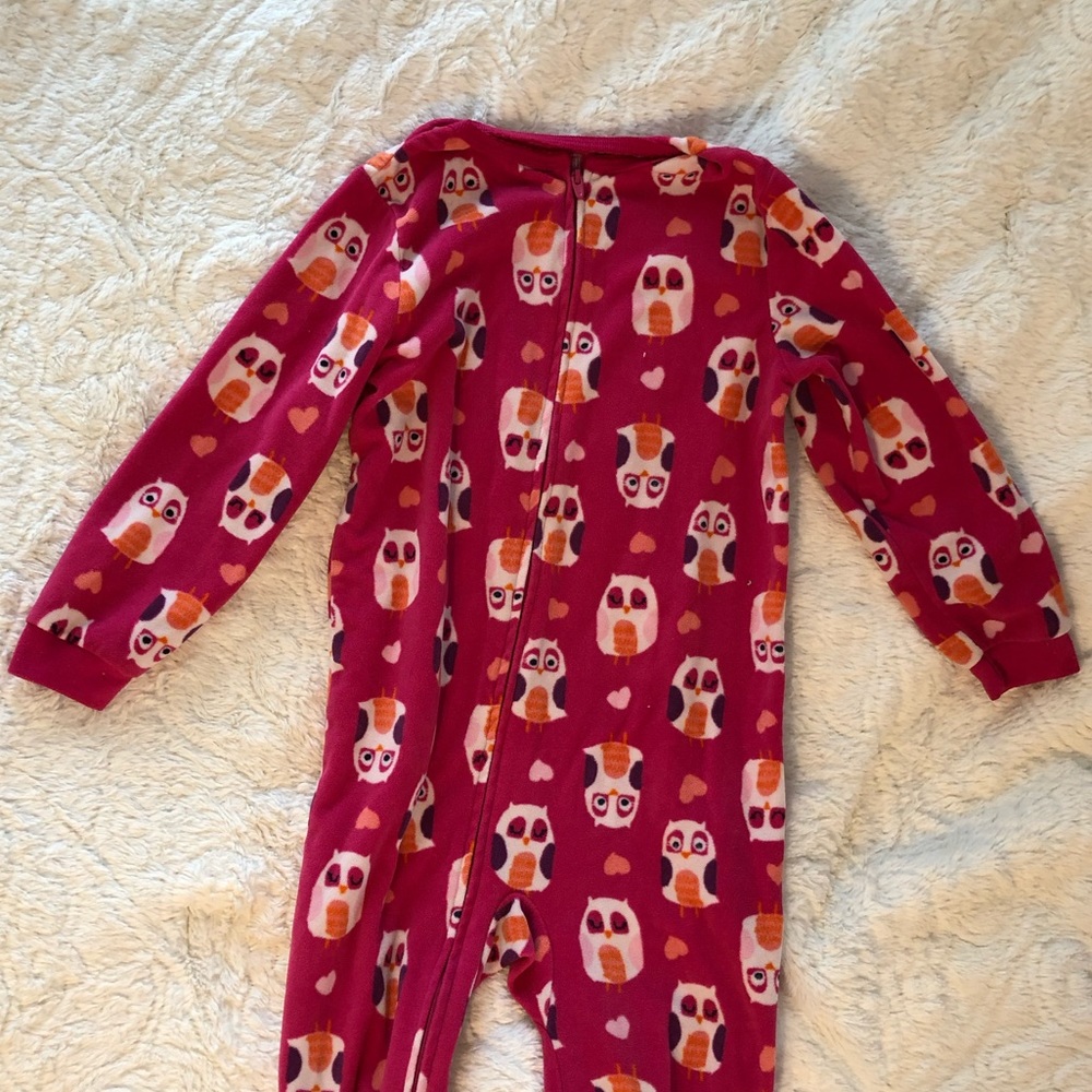 OshKosh fleece zip up pajamas